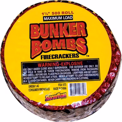 Bunker Bomb 32/500 Roll Firecracker